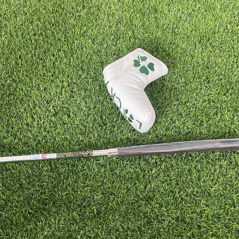 Golf Putter Newport 2,0 longitud 32/33/34/35 pulgadas trébol de la suerte verde con cubierta para la cabeza diestros
