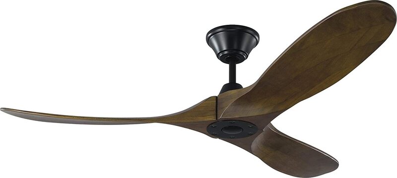 60インチの木製シーリングファン,家庭用照明のないモダンな装飾,無垢材で利用可能なシーリングファン