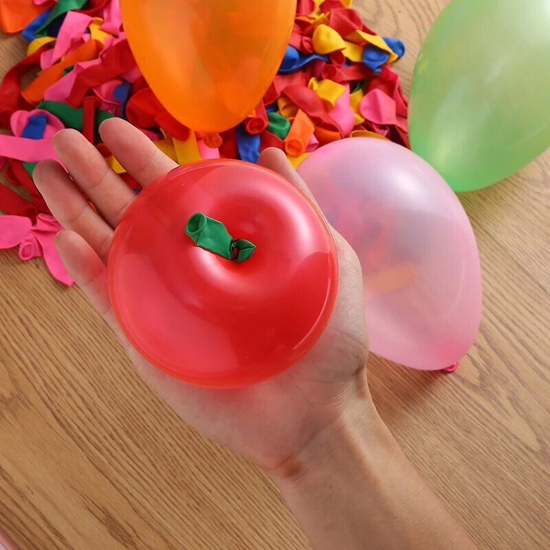 Globos de aire de látex engrosados, 500 unids/lote, globos de agua, globos inflables Multicolor para decoración de fiesta de cumpleaños