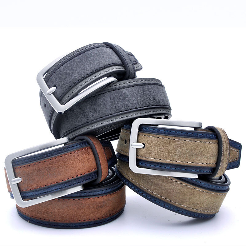 New Designer Belts Men's and Women's Genuine Leather Belts Cowhide Lychee Fashion Casual PU Leather Luxury Jeans Belts
