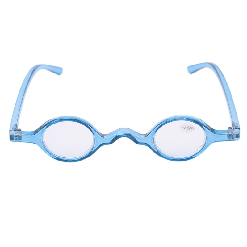 Kacamata Baca Presbiopia Bingkai Oval Bundar Kecil Antik + 1.5 ~ + 3.5