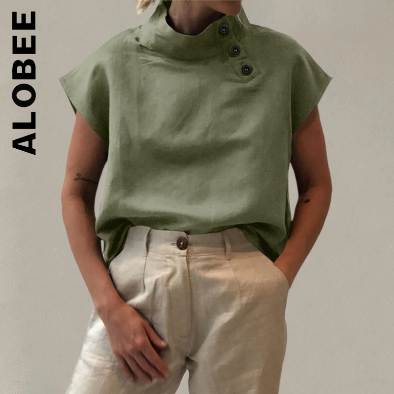 Alobee Blouse Women Fashion Party Soft Harajuku Top Womens Solid Color Blouse Woman Top Lady Sexy Lady Tops Female