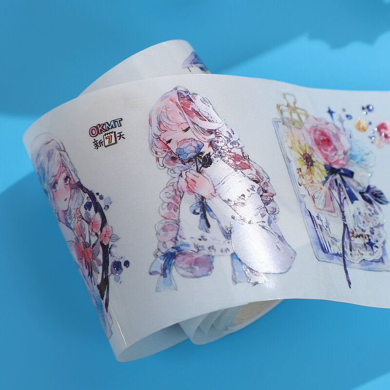 Creativo Cartoon Journal PET Washi Tape simpatici personaggi Collage materiale Scrapbooking decorazione nastri adesivi cancelleria Kawaii