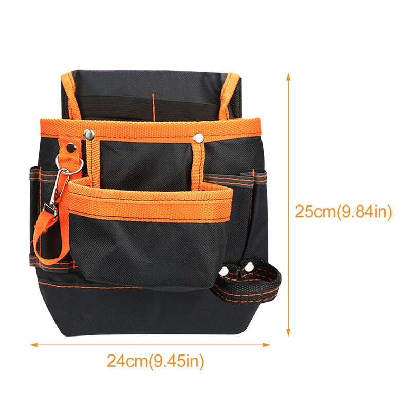 Durável saco da cintura organizador espessado multi bolsos alicates de armazenamento eletricista técnico grande capacidade ferramenta bolsa chave fenda