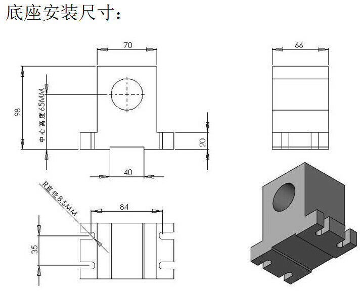 Controlador de onda armónica, reductor de 3 mordazas, 100mm, 14-100-100A, mandril CNC, cabezal divisorio, eje giratorio para máquina de tallado CNC