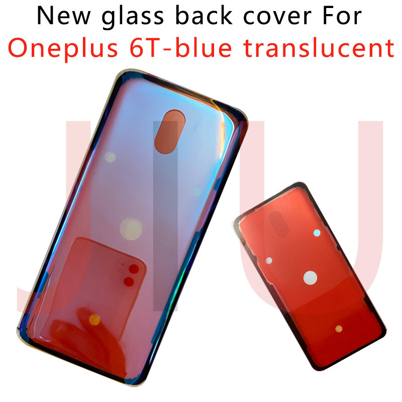 Para oneplus 6/6t bateria de vidro capa traseira, substitua a caixa traseira de vidro para oneplus 6t.