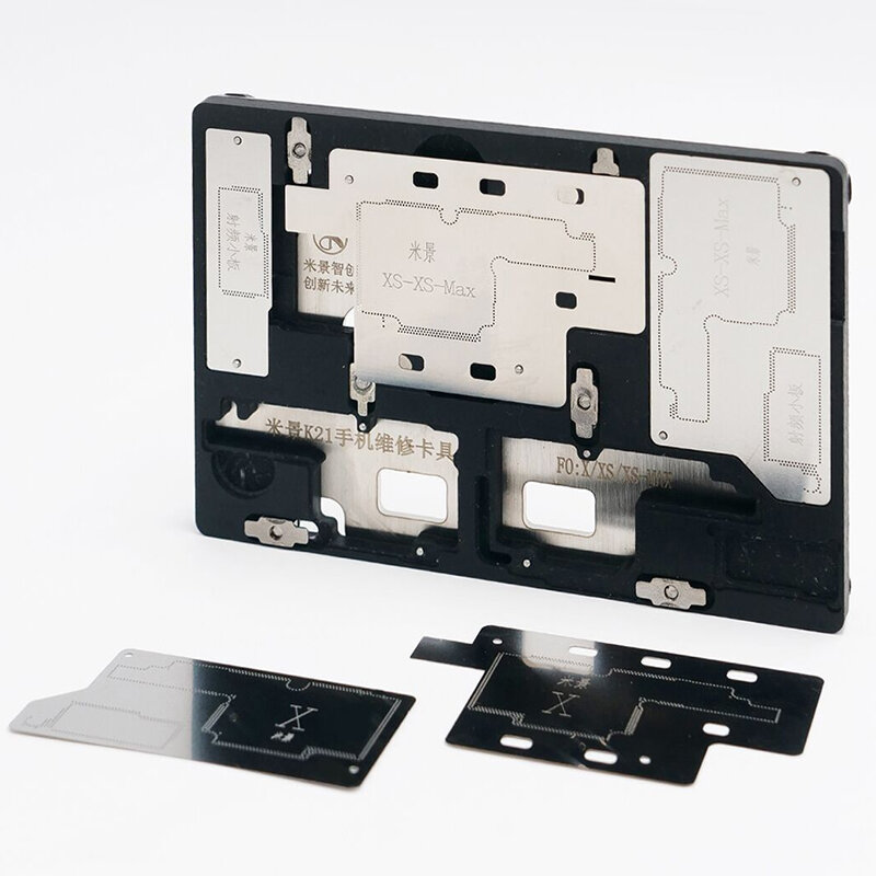 MJ K21 PCB 홀더 고정 장치, iPhone X/XS/XS MAX 마이크로 납땜 수리 스테이션 고정 도구