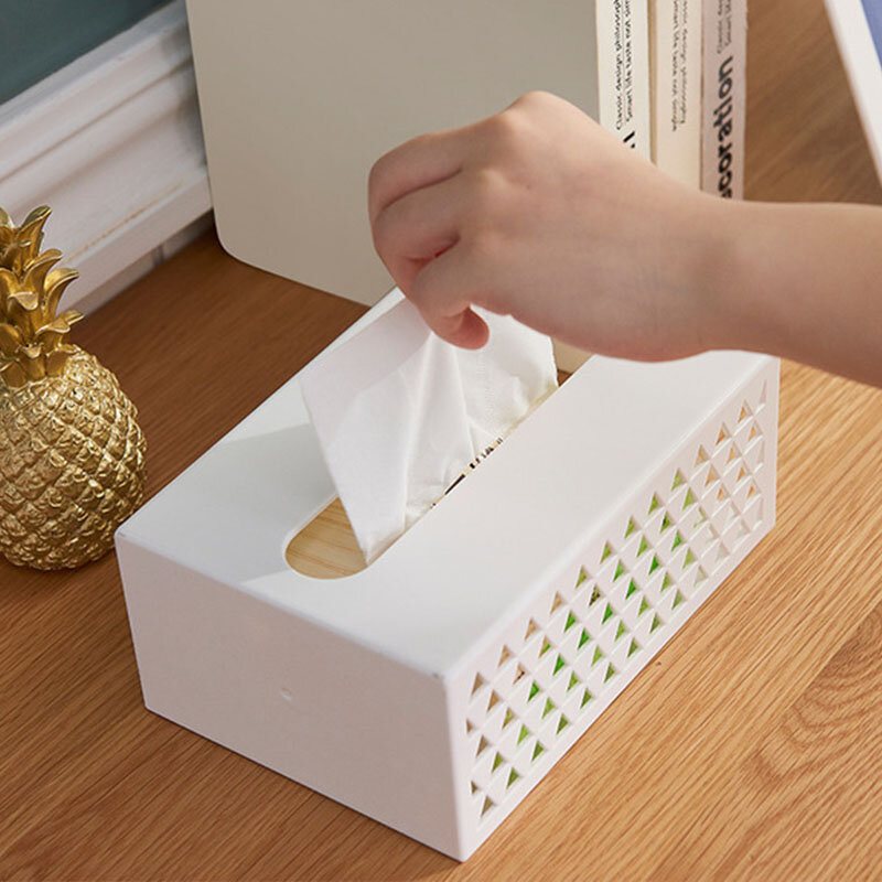 Lagerung Wand-Montiert Multifunktionale Tissue Box Home Storage Box Bad Zubehör Veranstalter Küche OfficeTissue Halter
