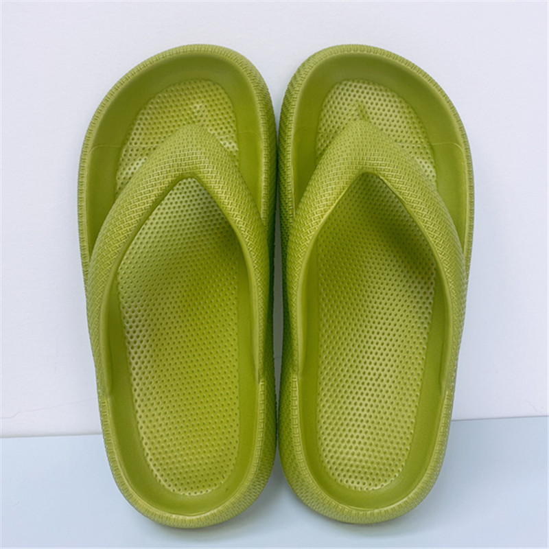 Platform Flip Flops Summer Home Floor Casual Thong Slippers Outdoor Beach Sandals EVA Flat Comfy Shoes Women Couple Thick Soled