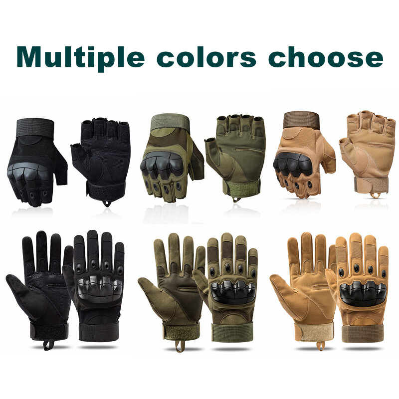 Shooting Gloves Touch Design Sports Protective Fitness Motorcycle Hunting Full Finger Hiking Gloves Tactical Military Gloves Men