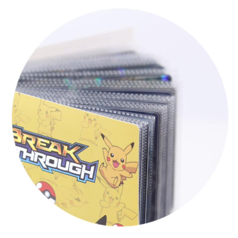 240Pcs Pokemon Kaarten Album Opslag Houder Notebook Vmax Pikachu Charizard Mewtwo Map Game Kaarten Protector Verzamelband