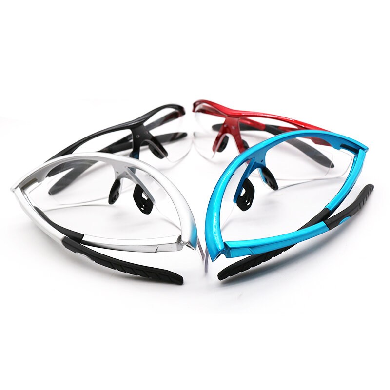 Kacamata untuk Kaca Pembesar Gigi dan Lampu Bingkai ABS dengan Lubang Sekrup Kaca Pembesar Gigi Aksesori Lampu Hitam Perak Biru Warna Merah