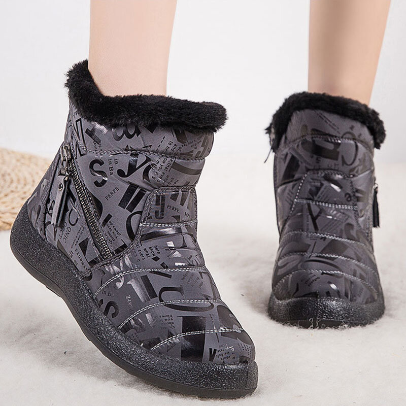 Snow Boots Women Fur Women Shoes Waterproof Ladies Shoes Keep Warm Shoes Woman Casual Plush Boots Woman Winter 2022 Botas Mujer