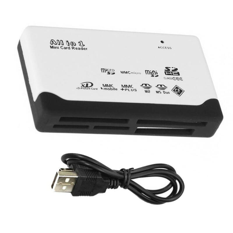 Lecteur de carte mémoire externe tout-en-un, USB, Mini SD, Micro M2, MMC, rapide