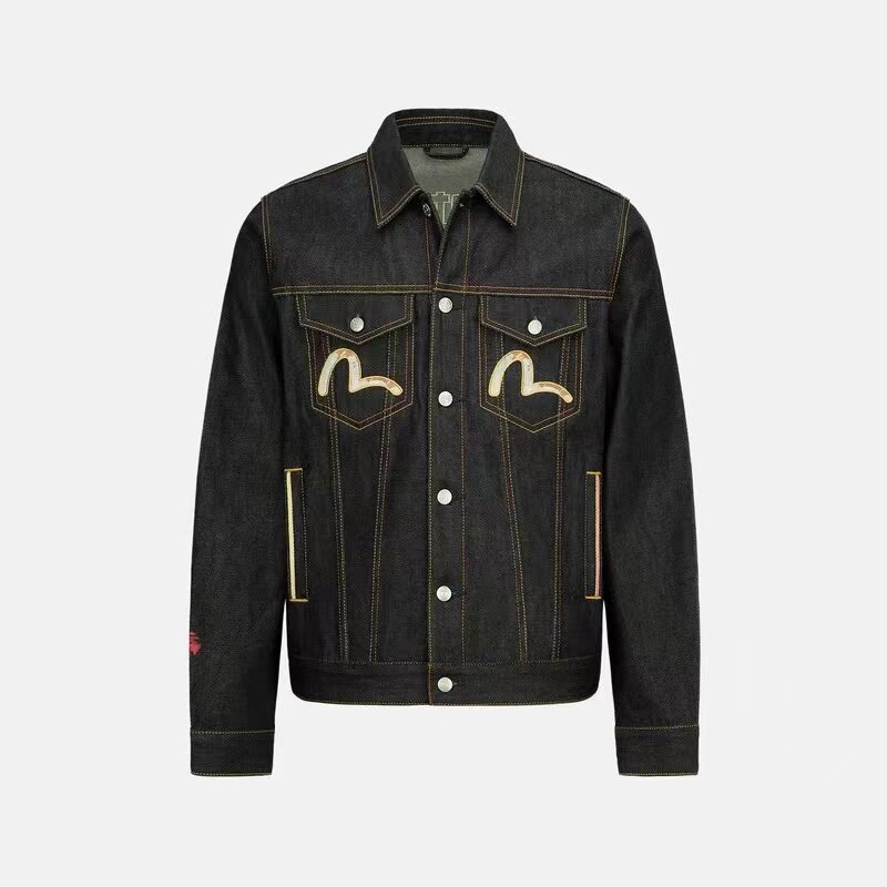 2022 nova jaqueta jeans tartaruga bordado jaqueta masculina estilo japonês retro tendência nova multi bolso denim jaqueta estilo hip hop