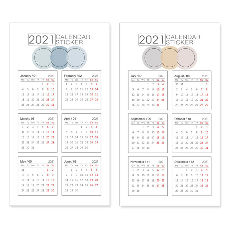 2022 ملصقات التقويم Kawaii القرطاسية جدول مخطط علامة التسمية الجدول الزمني الأسبوعي مخطط اليومي المنظم اللوازم المكتبية