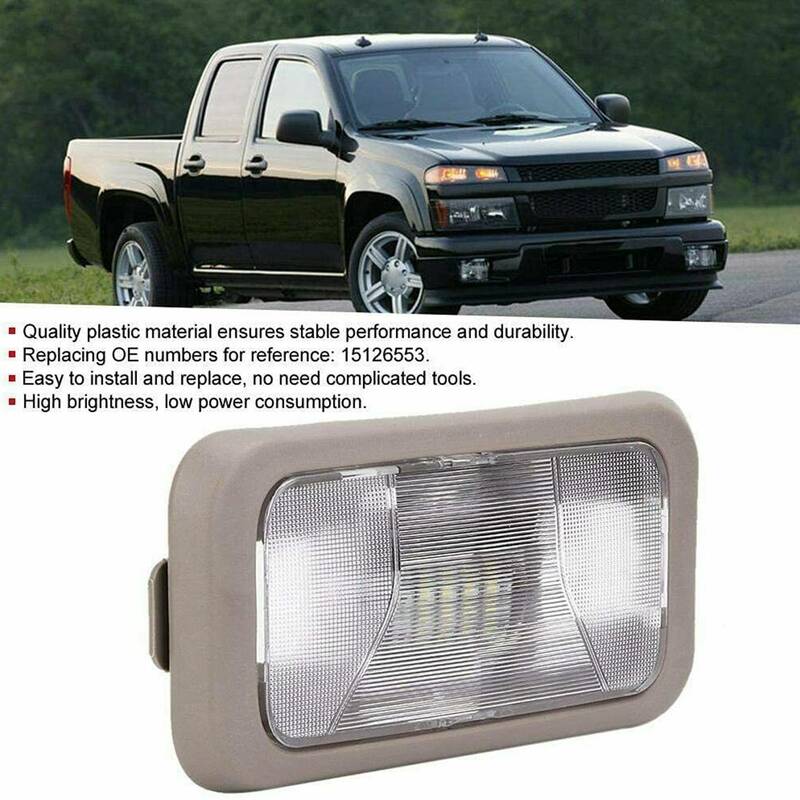 Car Dome Light Fixture LED Dome Light Interior Working Lamp 15126553 Fit for Chevrolet Canyon 2004‑2008
