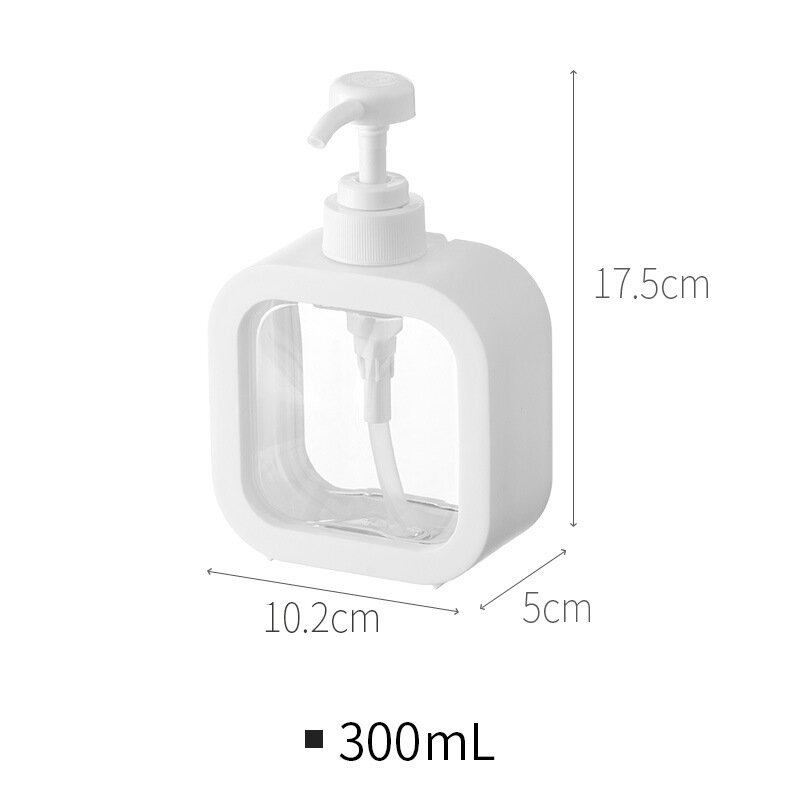 300/500ml Soap Dispensers Detachable Lotion Shampoo Shower Gel Holder Bottle Portable Travel Dispenser Bath Pump Bottle Bathroom