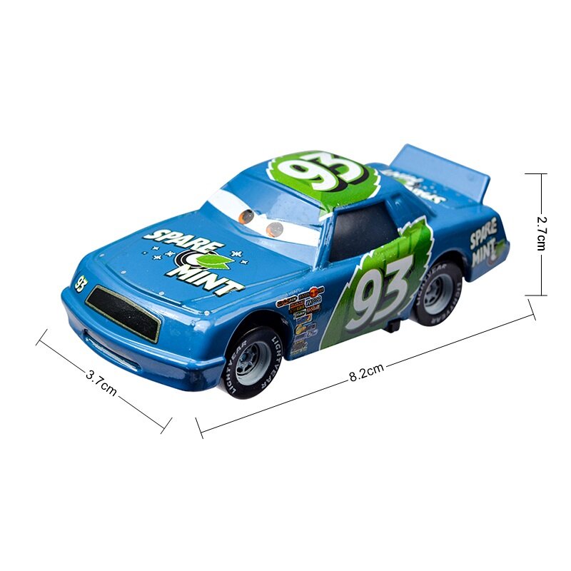 Disney Pixar Cars 1 2 3 Number Racing Piston Cup Racer Lightning McQueen 1:55 Alloy Metal Model Car Toy For Boy Children Gift