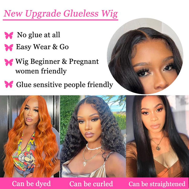 Body Wave Lace Front Wig Glueless Wig Human Hair Ready To Wear Lace Frontal Wig For Women Human Hair Wig On Sale Clearance