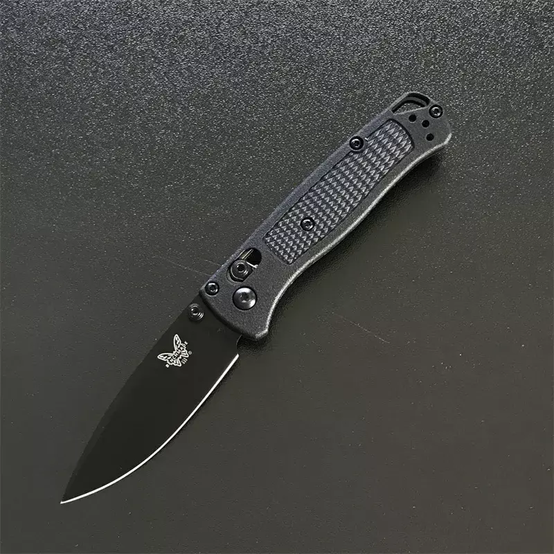 BENCHMADE pisau lipat Bugout 533, alat EDC pisau saku portabel pelindung keselamatan memancing berkemah berburu luar ruangan