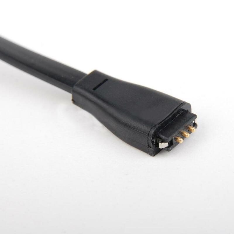 10cm cabo de cabo de carregamento usb para fitbit carga/faixa de força pulseira carregador linha conversor de energia para cinto de pulso inteligente