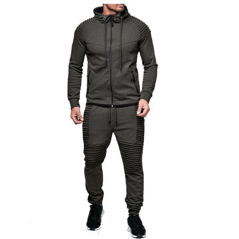 Casual long-sleeved hoodie, men, sportswear, autumn/spring series, outdoor sports