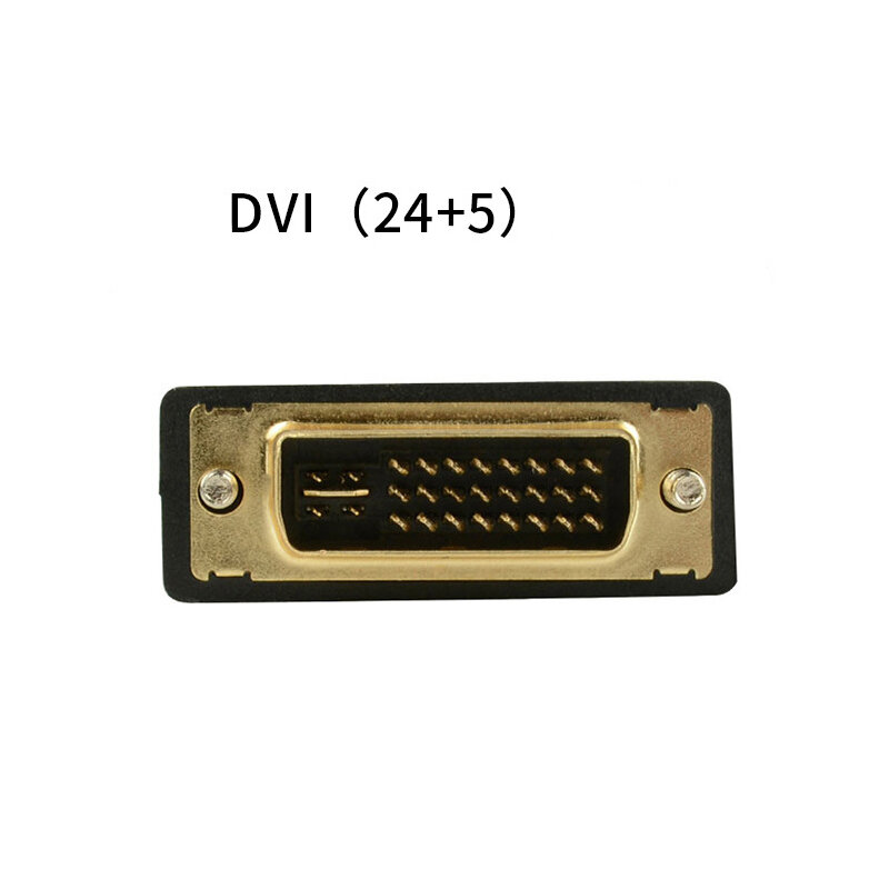 10-50 sztuk DVI 24 + 5 męski na dla wejście HDMI żeński konwerter wspornik adaptera 1080P