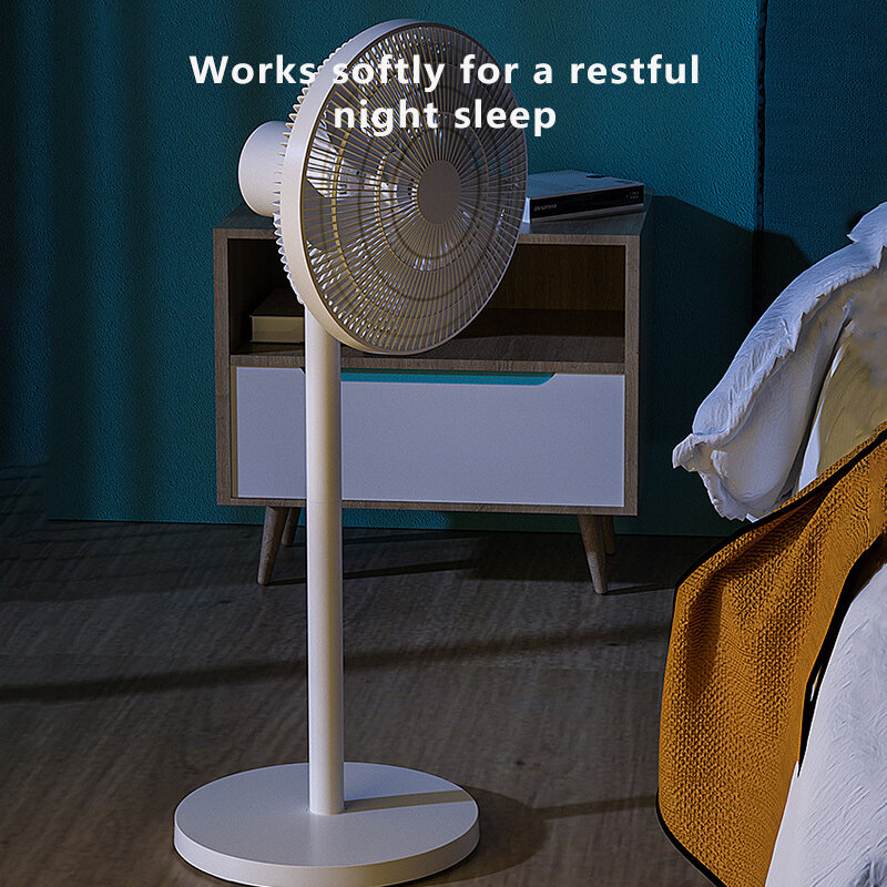 Summer Floor Fan Mudo Vertical Silencioso Grande Vento Ventilador elétrico FanTable para Indoor Outdoor Cooler Camping Desk Fan Natural Breeze
