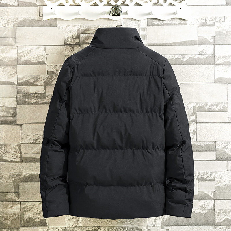 Big Winter Parka Men's New All-match Windproof Waterproof Trend Coat Casual Fashion Handsome Stand Collar Jacket Men