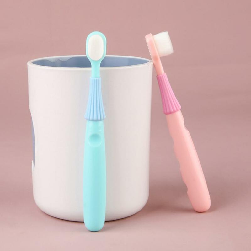 Toddler Toothbrush Lovely PP Burrs-free Teeth Whitening Kids Toothbrush for Children  Kids Tongue Brush  Children Toothbrush