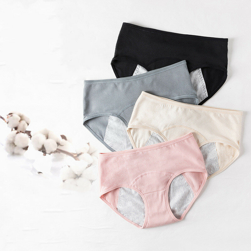 Celana Ukuran Plus Wanita Celana Dalam Menstruasi Anti Bocor Celana Fisiologis Pakaian Dalam Periode Nyaman Celana Dalam Tahan Air