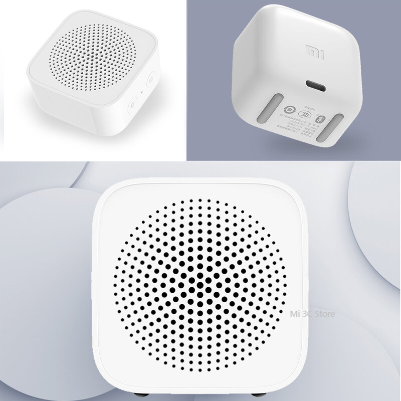 Xiaomi Mijia Bluetooth Speaker AI Control Wireless Portable Home Instructions Stereo Bass with Mic HD Quality Call Music Texture
