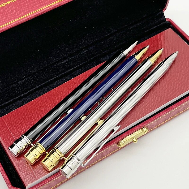 Шариковая ручка YAMALANG с тонким стержнем, Классическая Роскошная брендовая металлическая каучуковая ручка для бизнеса и офиса, канцелярские принадлежности для письма, подарок для женщины