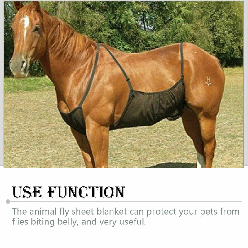 Animal Fly Rug Net Belly Coverage Insect Abdomen Protective Blanket