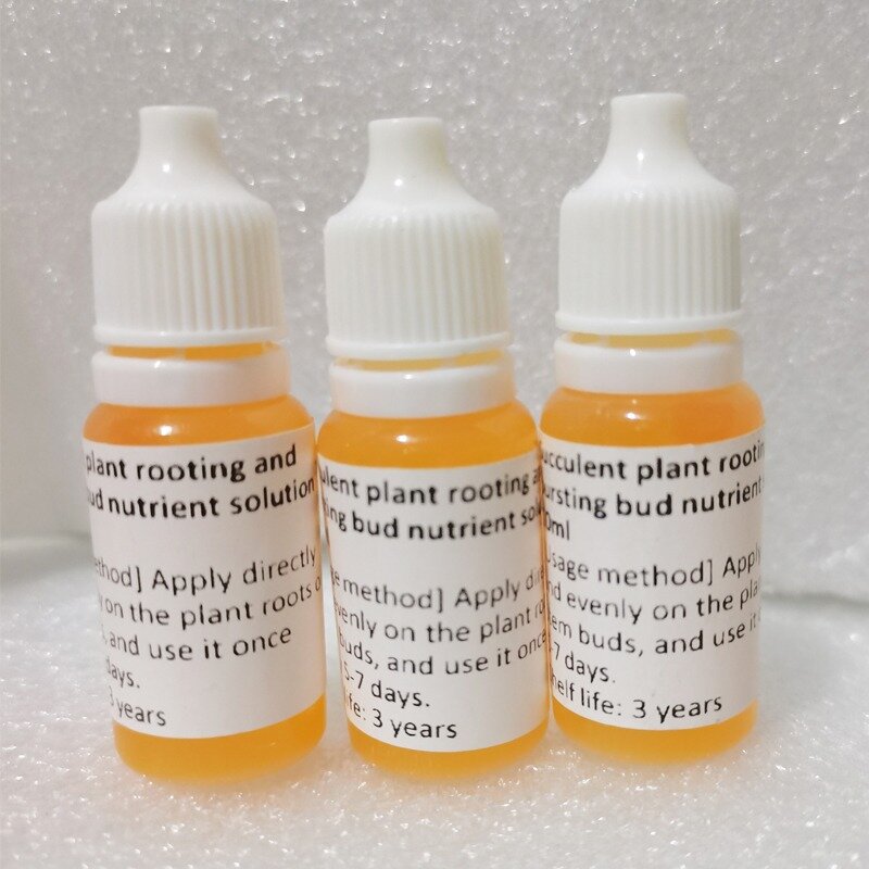 10ml Succulent old piles, burst buds, rapid growth, refined obesity agent, leaf cutting progenitor rooting nutrient solution