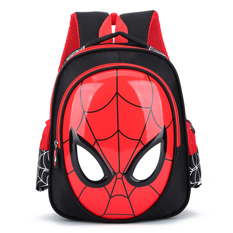 Школьный портфель для детского сада Disney, милая дорожная сумка с рисунком Человека-паука для маленьких мальчиков
