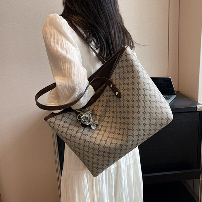 Модные роскошные дизайнерские сумки, большая сумка на плечо из искусственной кожи, женские винтажные сумки в стиле ретро