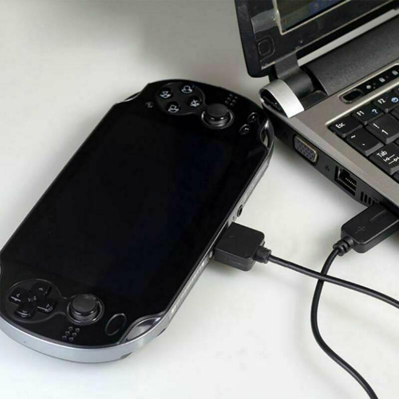 1 Buah Pengisi Daya Mesin Game Portabel Jalur Transfer Data USB untuk PS Vita 1000 Aksesori Gaming Garis Sinkronisasi Musik Video Tahan Lama Rumah