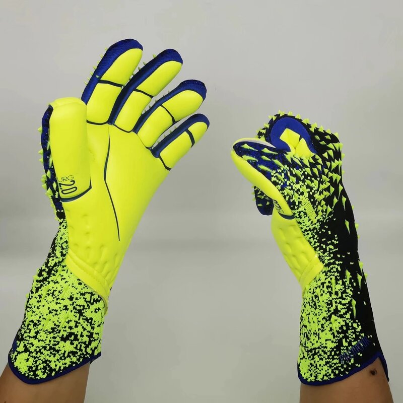 Guantes de portero de látex de 4MM, sin protección para los dedos, guantes de portero de fútbol profesionales, gruesos