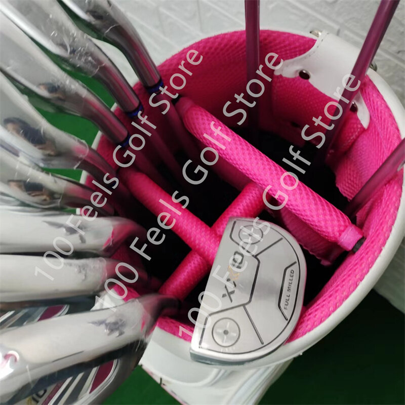 XXIO-신제품 골프 클럽 아이언 XXIO MP1100 세트, 여성용 클럽 카본 샤프트 및 볼 헤드 커버, 가방 포함