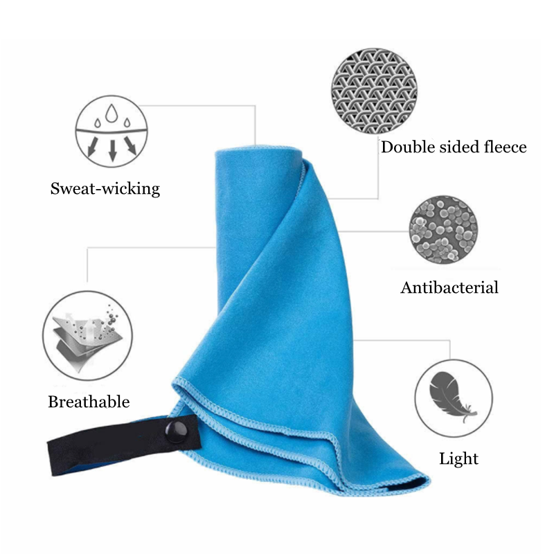 Quick-drying Swimming Towel Microfiber Beach Towel Portable Yoga Fitness Sports Towel Super Absorbent Jogging Gym Camping Towel