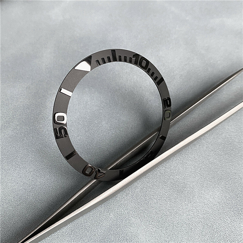 Zamiennik MOD czarny matowy jacht-Master ceramiczna ramka szkiełka zegarka wkładka do Casio miecznik MDV106-1A MDV106B-2A MDV106G skala pierścień wkładka