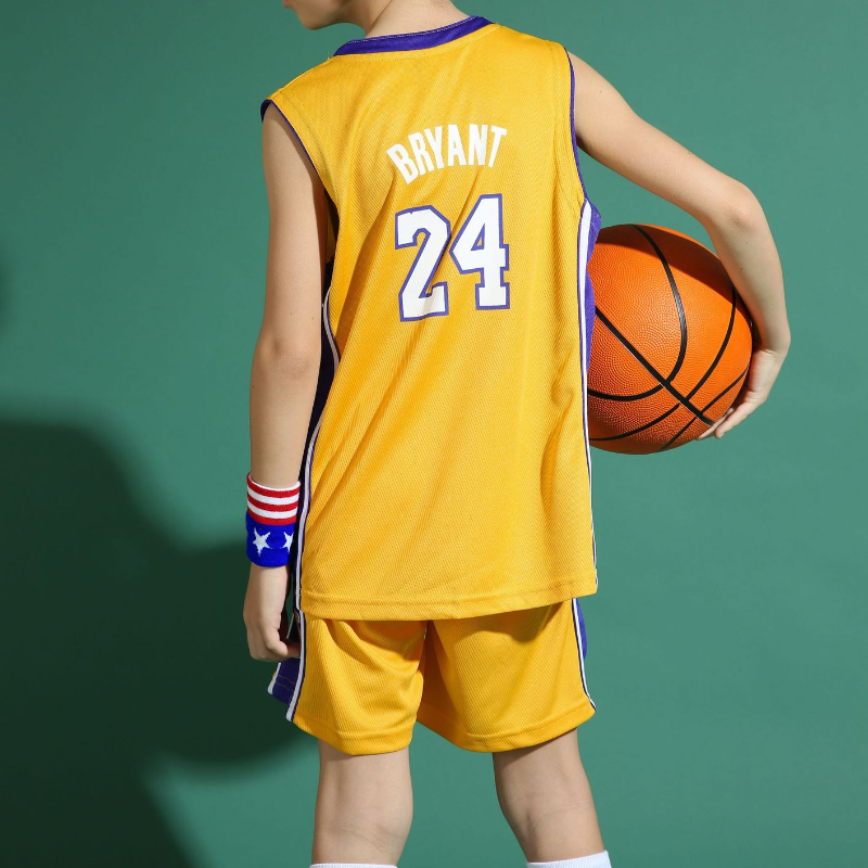 No. 6 uniforme da basket per bambini 3-12 anni abbigliamento sportivo all'aperto gilet giovanile tuta corta abbigliamento estivo per bambini 2022