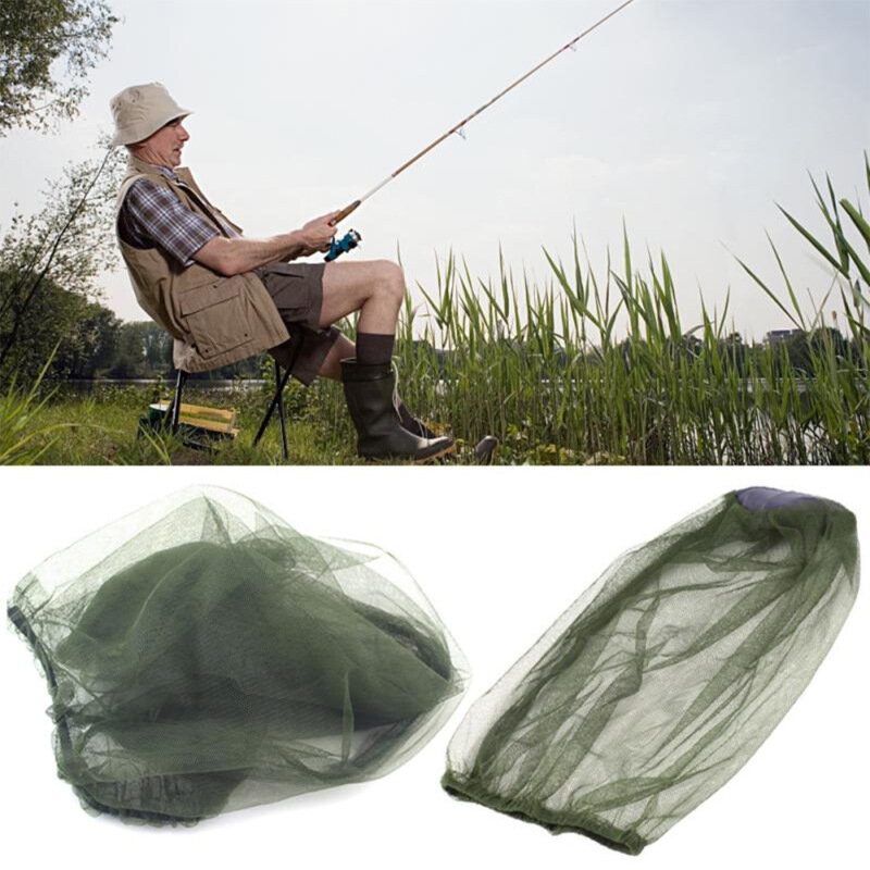 Boné de pesca ao ar livre anti mosquito inseto chapéu de pesca bug cabeça malha net rosto protetor chapéus acampamento boné de pesca ao ar livre ferramentas