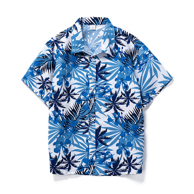 2022 neue Hawaiian männer Shirt Kurzarm 3d Mode Gedruckt Shirts Für Männer Casual Lose T Tops Rock Shirt männer Camisa