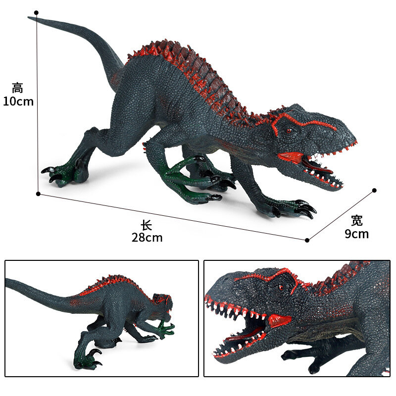 جديد محاكاة الديناصور الجوراسي نموذج تيرانوصور Velociraptor البلاستيكية عمل الشكل جمع التعليمية لعب اطفال هدية
