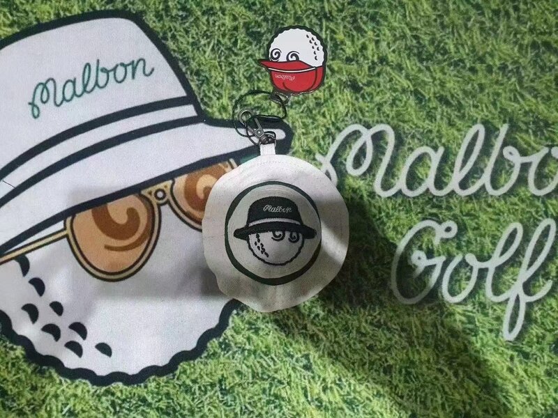 Malborn دلو الكرة قضية جولف جيرسي قبعة الملحقات والمجوهرات سلسلة المفاتيح