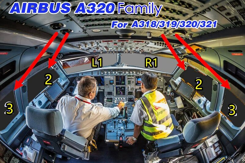Boeing 737 viseira de sol airbus a320 para simuladores com proteção contra radiação pode ver através do tempo