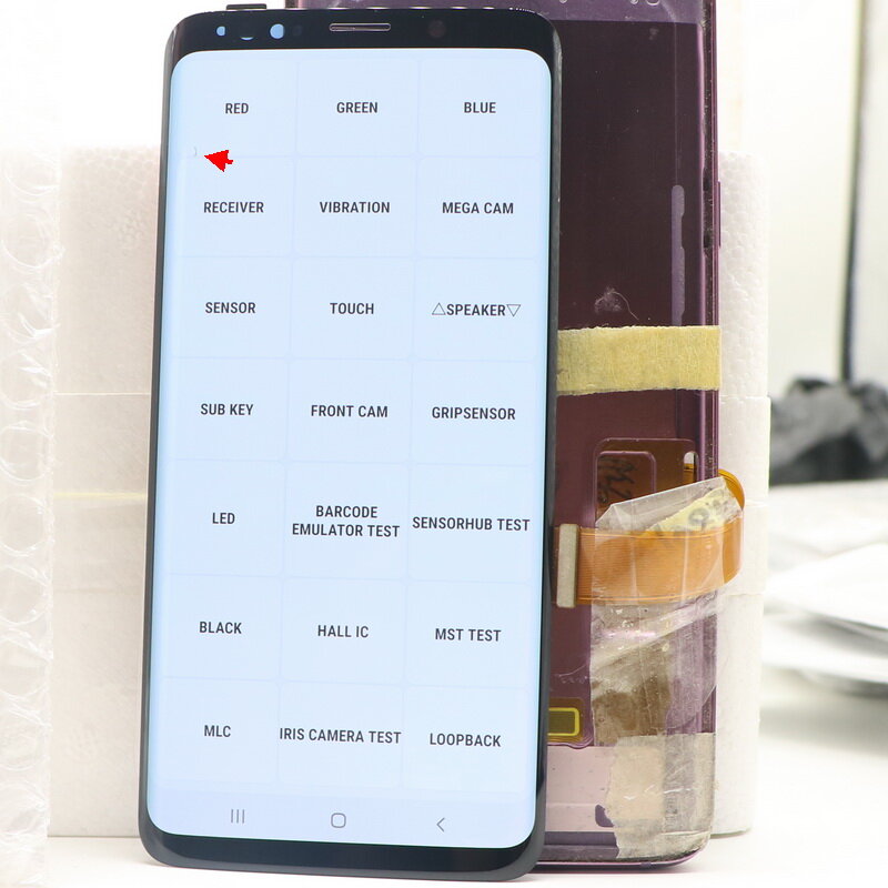 D'ORIGINE SUPER AMOLED S9 LCD pour SAMSUNG Galaxy S9 G960 G960F écran S9 Plus S9 + G965 G965F LCD écran tactile numériser avec des points LCD pour Samsung S9 Plus S9 + écran S9 Tela pièce de réparation avec cadre